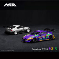 HKM 1:64 Model Car Pandem 86 GT86 Rocket Bunny V3.5อัลลอยด์ Die-Cast Vehicle