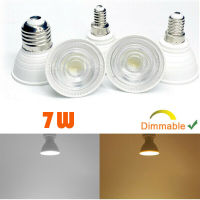 24H Delivery ?ERANPO  หลอดไฟ LED COB แบบหรี่แสงได้7W GU10 MR16 E27 E14 E12 B22สปอตไลท์ B15 V 220V