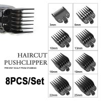 Fashion 8Pcs 3-25mm Universal Hair Clipper Limit Comb Guide Attachment Size Barber Replacement Hair Care &amp; Styling Accessories