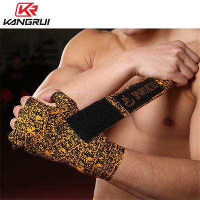 One Pair Boxing Bandage Wrist Straps Sports Sanda Taekwondo Hand Gloves Wraps Bandagem Muay Thai 3M 5M Bandage