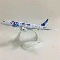 JASON TUTU 20ซม. เครื่องบินรุ่นเครื่องบินรุ่น EGYPTAIR Boeing 787เครื่องบินรุ่น1:300 Diecast โลหะเครื่องบินเครื่องบินของเล่น Aeroplan