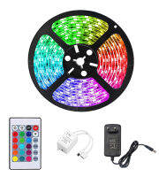 Tape RGB LED Light Strip 12V 5M 10M 15M 20M 2835 Waterproof 12 V Neon LED TV Strip Light RGB Tape 12V Full Set For Room Bedroom