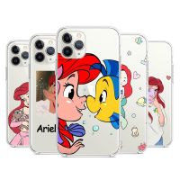 (Phone case)น่ารัก Ariel ซิลิโคนนุ่มสำหรับ iPhone 13 1211XS MAX XR X 8 7 6 5Plus Caseเคสและซองมือถือ