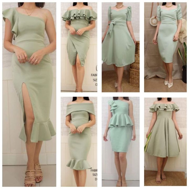 SAGE GREEN BRIDAL ENTOURAGE KNEE LENGTH FORMAL DRESSES Lazada PH   C8f90f09be8d6aef1968a9ad681380d4  720x720q80 