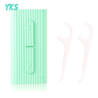 ?【Lowest price】YKS พลาสติกอัตโนมัติแบบพกพาฟัน flosser กล่องเก็บไหมขัดฟันเลือกตู้