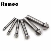 【LZ】♦☒  Countersink Drill Bits Set Woodworking fresa abridor de furos 90 graus HSS chanframento 3 flautas 63-205mm 6pcs