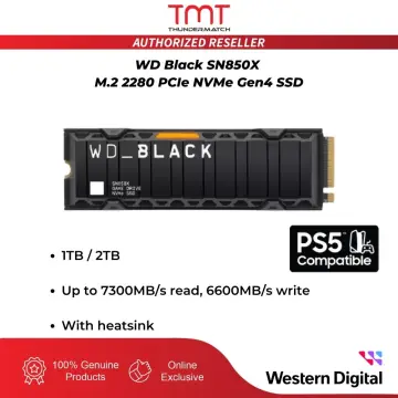 SSD NVMe M.2 2280 PCIe Gen4 WD_BLACK SN850X - 2 To, avec