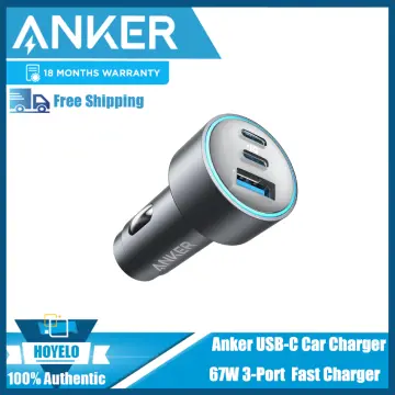  Anker Magnetic Wireless Charger (MagGo), 613 Car Charging Mount  with 2-Port USB Car Charger, 5 ft USB-C to USB-A Cable, Strong Magnetic  Alignment only for iPhone 13, 12/12 Pro / 12