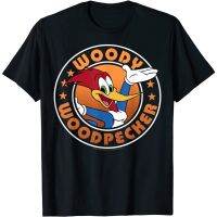 HOT ITEM!!Family Tee Couple Tee Adult Woody Woodpecker Circle Text Portrait T-Shirt - Mens T-Shirt