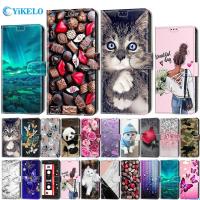 【Great. Cell phone case】 Ultra Thin หนังสำหรับ Huawei P10 P20 P30 P8 P9 Lite 2017 Y5 Y6 2018 P สมาร์ท Z 2019 2021กระเป๋าสตางค์ปกหนังสือ