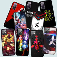 อ่อนนุ่ม Phone ปก E172 JC5 Avengers Endgame Marvel logo Deadpool หรับ Samsung Galaxy A12 A11 A31 A71 A51 A21S A50 A10 A20 A30 A20S A30S A52 A50S A10S A70 A02S M02 A02 A32 A34 A54 4G 5G A03S A52S เคสโทรศัพท์ ซิลิโคน Casing