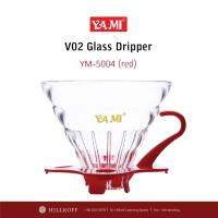 HILLKOFF : YAMI YM5004 V02 Crimp Glass Dripper (แดง)