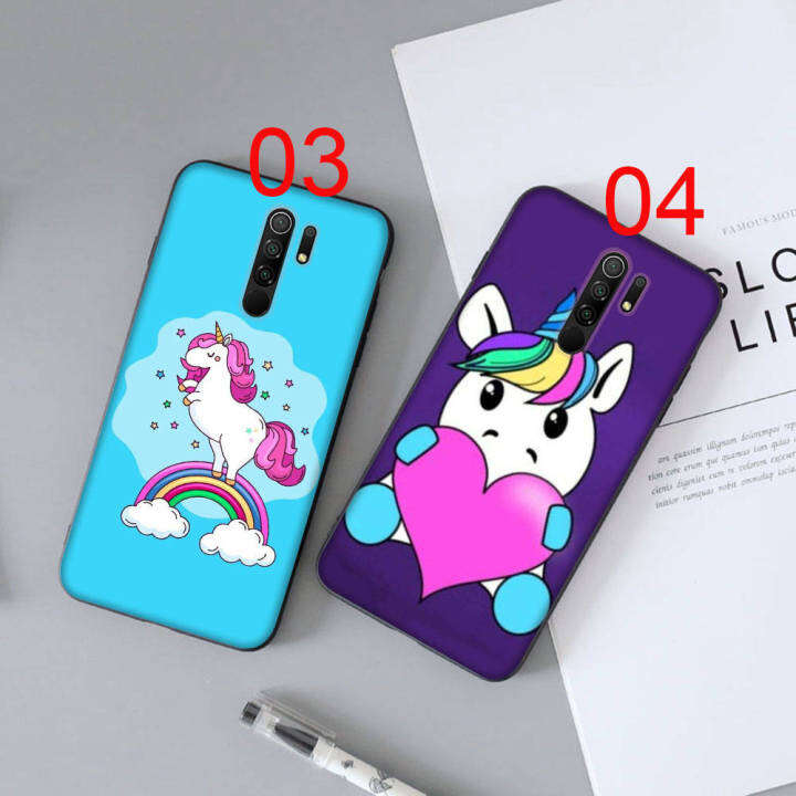 unicorn-อ่อนนุ่ม-ซิลิโคน-เคสโทรศัพท์-หรับ-realme-c33-c12-c21-xt-c25y-c17-c1-c21y-x2-c11-v11s-c20-c20a-c3-c15-c30-c2-c25s-v11-c31-pro-black-ปก