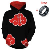 Unisex NARUTO Hoody Uchiha Itachi พิมพ์เสื้อแฟชั่นผู้ชาย s 3D Hoodie