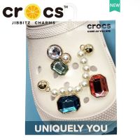 jibbitz cross ชุดเครื่องประดับ จี้โลหะ รูปดอกไม้ คุณภาพสูง ตัวติดรองเท้า cross