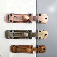 1PC 3/4/5 Inch Zinc Alloy Security Door Bolt Antique Door Slide Latch Lock Heavy Duty Gate Safety Sliding Bolt Latches w/ Screw