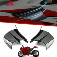 V2รถจักรยานยนต์สำหรับ Ducati Panigale V4 899 959 1198 1199 1299 Panigale R S Fairing Winglet ปีกด้านข้างแอโรไดนามิกสปอยเลอร์อุปกร์เสริมกระจกมองข้าง