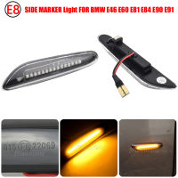 2Pcs Sequential กระพริบไฟเลี้ยว LED ด้านข้างไฟสำหรับ BMW E90 E87 X3 E83 E92 E46 X5 E53 E91 E84 E81 E88