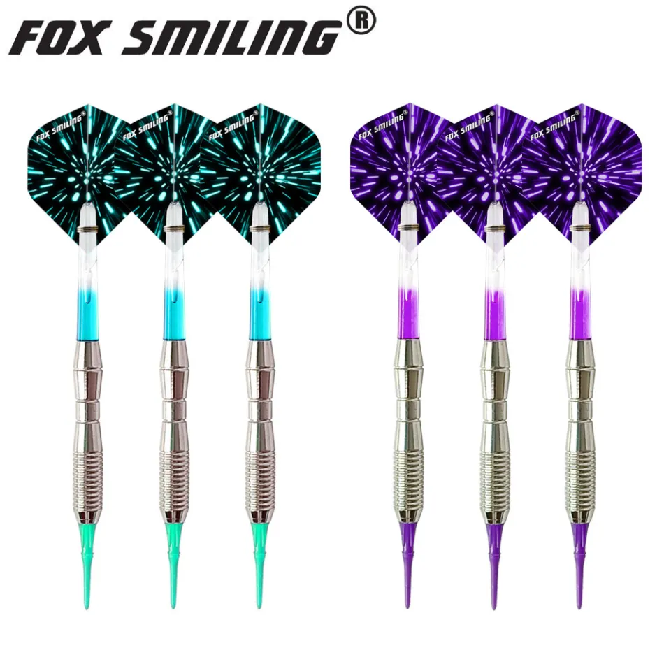 Fox Smiling 3PCS Darts 18g Professional Electric Soft Tip Darts Pin