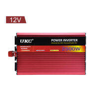 ตัวแปลงไฟฟ้าในรถยนต์แบบพกพา DC12V โซล่าเซลล์เครื่องแปลงไฟ24V เป็น AC 220V 2500W 4000W ดัดแปลงพร้อม USB สำหรับเดินทางในบ้าน