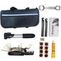 【LZ】✳۩  Bicicleta do pneu Repair Glue Kit Inflator Chave Chave De Fenda Cadeia Set Combinação Ferramenta Acessórios Mountain Bike