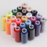 New 10 pieces/lot soft bright High strength Polyester sewing thread hilos de coser hand knitting machine embroidery thread Z4703 Knitting  Crochet