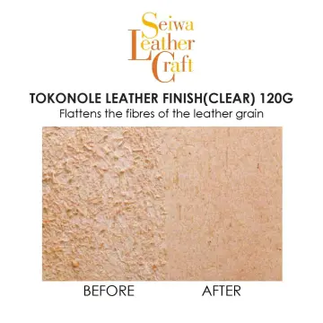 Seiwa Tokonole Leather Finish Burnishing Gum 120ml Clear Leathercraft