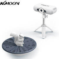 KKmoon Creality CR-SCAN Lizard เครื่องสแกน3D แบบพกพาระดับพรีเมียมสแกนเนอร์3D แบบจำลอง0.05มม. ความแม่นยำสูงรองรับการฟื้นฟูสีวัตถุสีดำเอาท์พุท Obj/stl พร้อมจานหมุนสำหรับการสร้างแบบจำลองการออกแบบอุตสาหกรรมการพิมพ์3D