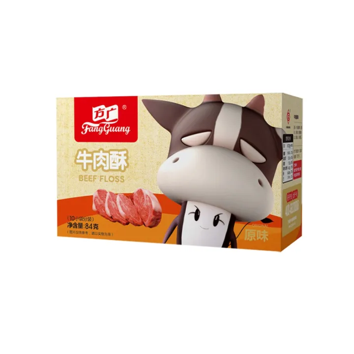 Pork floss nutrition beef crisp 84g rice noodles children nutrition