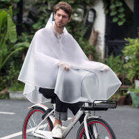 Bicycle raincoat male and female students riding rainproof single backpack poncho light soft portable cloak outdoor impermeable