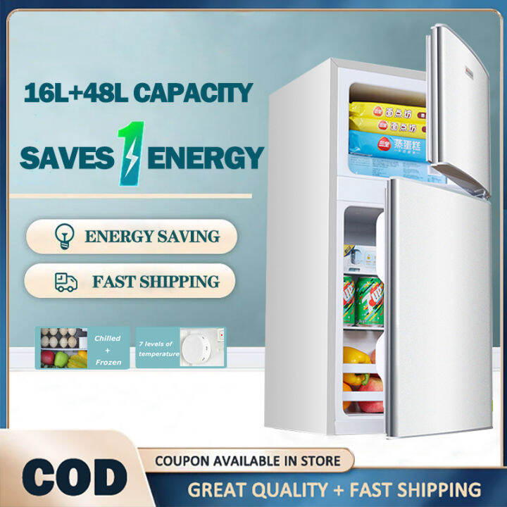 Large Capacity Refrigerator With Freezer HD Inverter 2Door Small