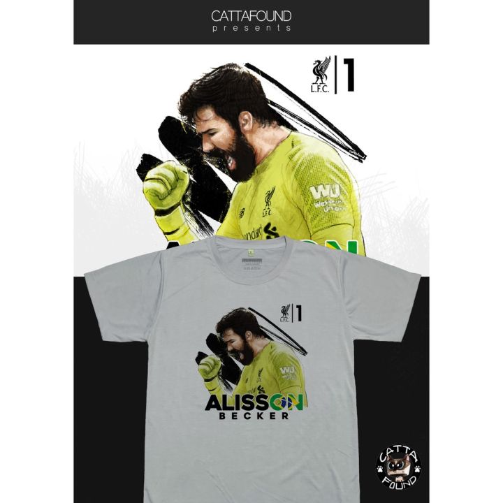 เสื้อยืดลายการ์ตูน-ลิเวอร์พูล-liverpool-alisson1s-5xl