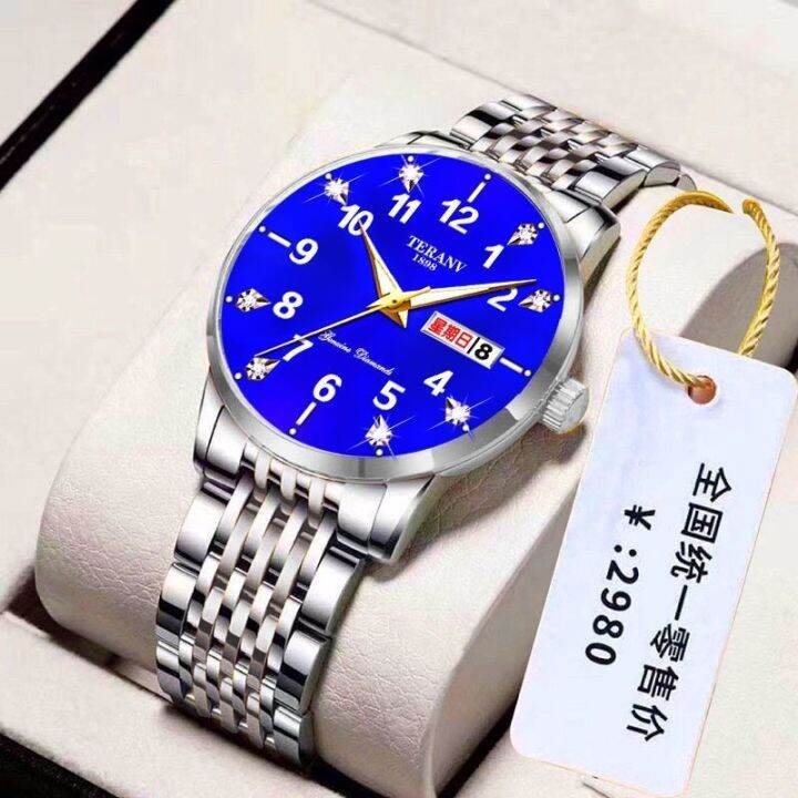 hot-seller-fully-automatic-pure-mechanical-watch-mens-korean-version-simple-waterproof-calendar-luminous-high-end-fashion-brand