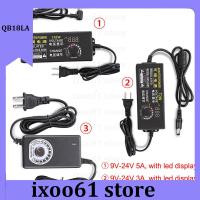 ixoo61 store 220V To 9V-24V 1A 3A 5A Universal Charger Adjustable Power Supply Adapter 5V 12V 18V DC Converter connector Transformer