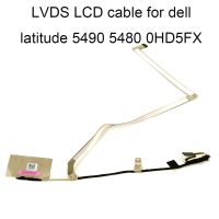 สายไฟคอมพิวเตอร์ E5480 LCD วิดีโอ LVDS สายเคเบิลสำหรับ Dell ละติจูด E5490 E5491 E5495 CDM70 042YN5 DC02C00EM00 0HD5FX DC02C00GK00