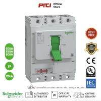 Schneider Circuit breaker GoPact MCCB G80H3E AF800, 3 poles, 70kA at 415VAC, (500A - 800A) rating, ETU trip unit, adjustable thermal protection, Molded Case Circuit Breakers