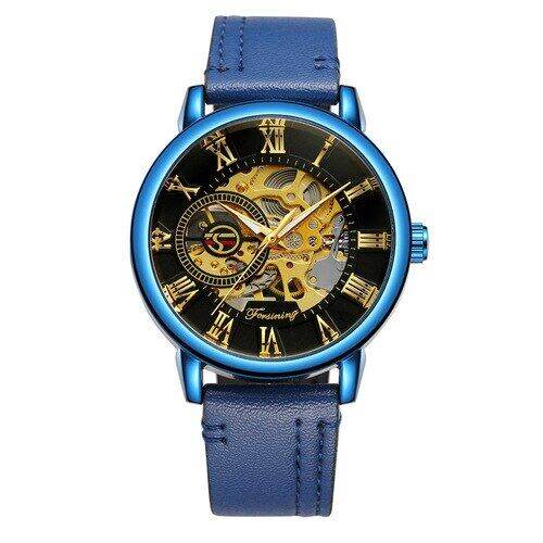 top-brand-forsining-skeleton-royal-retro-design-black-golden-dial-mechanical-watch-mesh-stainless-steel-band-luminous-wristwatch