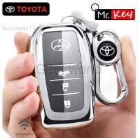 【 Mr.key】2021ฝาครอบกุญแจโตโยต้าใหม่สำหรับ  Corolla  Camry  Hilux  RAV4  Altis  Fortuner  Key Case เกราะป้องกัน