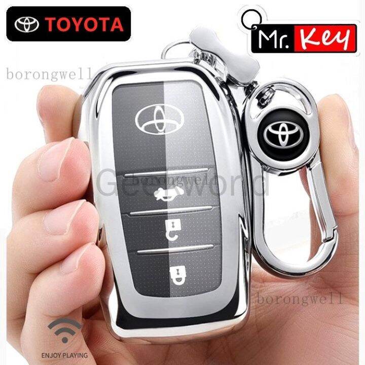 【Mr.Key】 2021 New TOYOTA Key Cover for \ Corolla \ Camry \ Hilux \ RAV4 ...