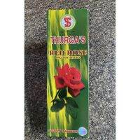 PKK อุปกรณ์เครื่องราง ธูปอินเดีย กลิ่นกุหลาบแดง ~ Red Rose Incense Sticks  (1 กล่อง มี 12 ซอง) เครื่องบูชา