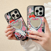 《Kiki》Case.tify High-end Frosted Mirror Cute Phone case for iphone 14 14plus 14pro 14promax 13 13pro 13promax High quality shockproof hard Phone case 12 12pro 12promax 11 Cartoon rabbit doodle stickers Official New design for men girl ins popular