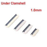 10 Pcs 1.0MM FPC Connector Socket FFC Clamshell Bottom Contact Type 4P 6P 8P 10P 12P 14P 16P 18P 20P 24P 26P 30P