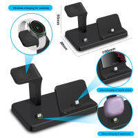 3 in 1 Fast Wireless Charger Stand สำหรับ Samsung Galaxy flip 4S22 ultra S21S20 Galaxy Watch 5สำหรับศัพท์14 13 12นาฬิกา