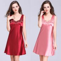 Ytg jamas womens ice silk high-end summer sexy ghtdress h d sol pl size home clot facturers --SY2381❡◊