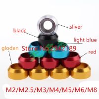 5/10pcs/lot m2 m2.5 m3 m4 m5 m6 Crown cap head aluminum cone washer Arm Dress-Up Washers for DIN912 hex socket screw Printing Stamping