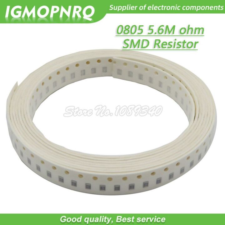 300pcs 0805 SMD Resistor 5.6M ohm Chip Resistor 1/8W 5.6M 5M6 ohms 0805 5.6M