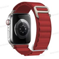 Alpine Loop Strap untuk Apple Watch Band 49Mm 45Mm 44Mm 40Mm 41Mm 42Mm 38Mm Watchband Gelang IWatch Seri 8 7 6 5 4 3 SE Ultra