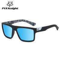 【LZ】▬☃  Fox knight brand Outdoor sports square sunglasses women men 2023 high quality aesthetic cycling glasses retro mirror shades uv40