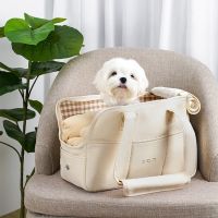 Portable Pet Dog Carrier Bag Puppy Handbag Outdoor Travel Breathable Soft Single Shoulder Backpack Small Dog Cat Walking Bags