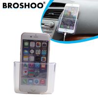 BROSHOO Car Styling Transparent Box Mobile Phone Support Phone Mobile Holder For iphone/MP3/MP4 /Samsung/HTC 9.7x7x2CM